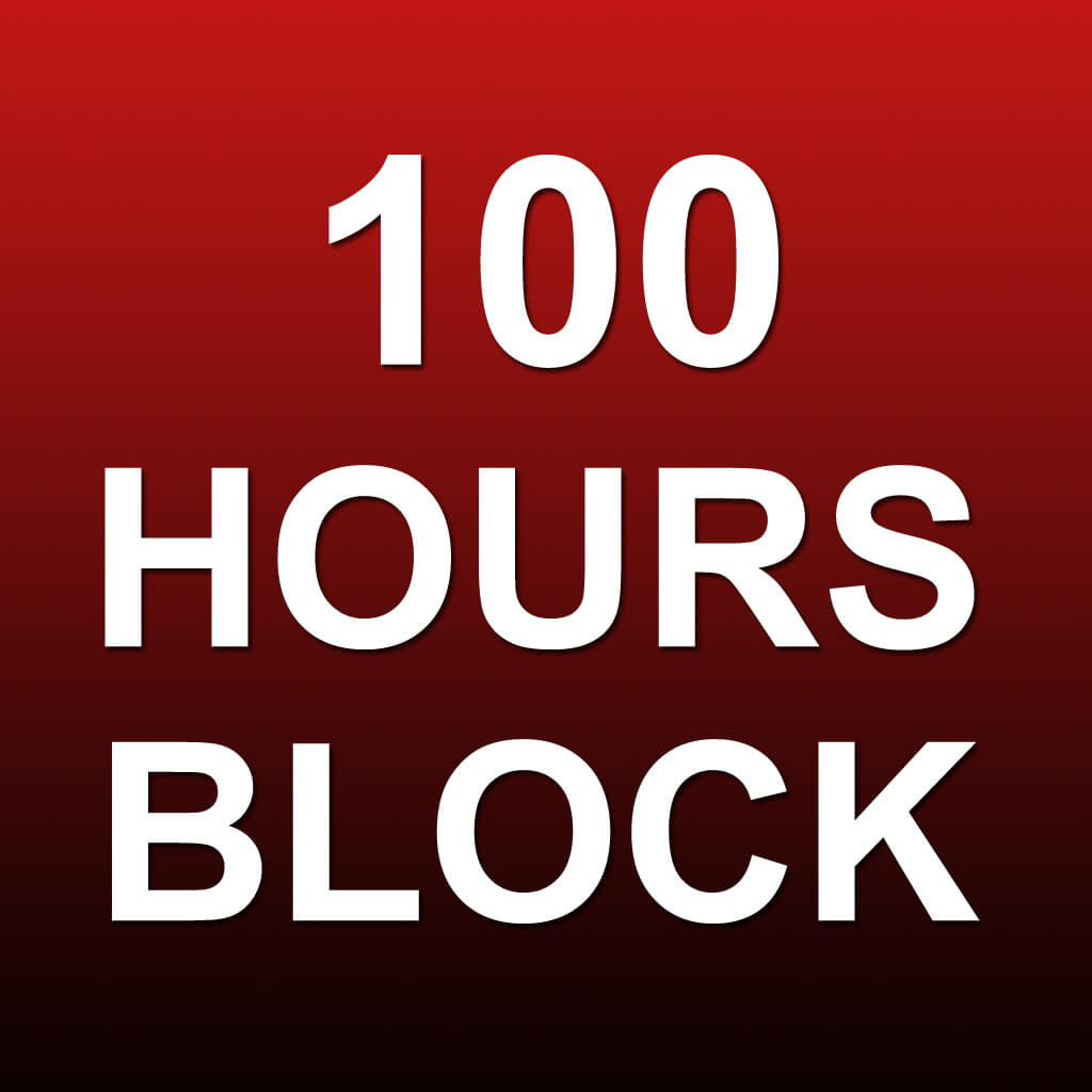 100 Hour Flight Block