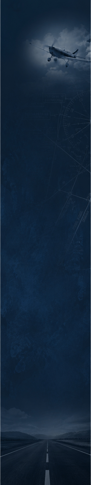 Aviation-themed vertical background with aircraft, clouds, and runway